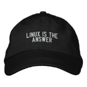 LINUX is het antwoord Pet (Voorkant)