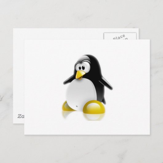Linux Jump Briefkaart (Voorkant / Achterkant)
