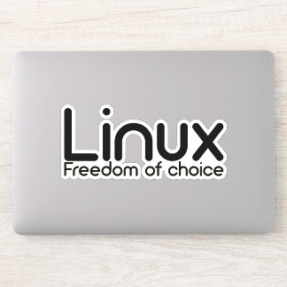 Linux - keuzevrijheid sticker