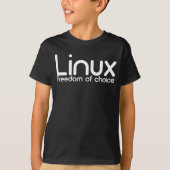 Linux - keuzevrijheid t-shirt (Voorkant)