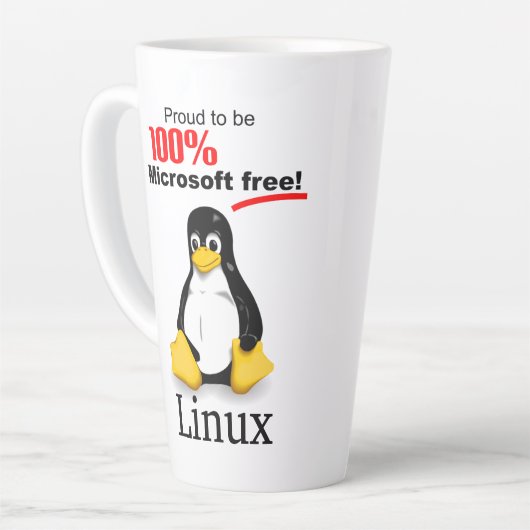 Linux Large Latte Mok - Microsoft Free (Linkerhoek)