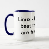 Linux Life 15oz witte Mok (Links)