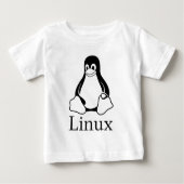 Linux Logo met Tux de Linux Penguin (Voorkant)