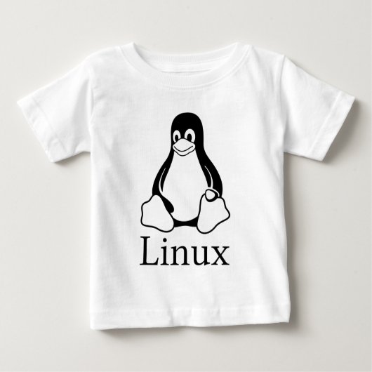 Linux Logo met Tux de Linux Penguin (Voorkant)
