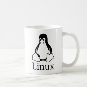 Linux Logo met Tux de Linux Penguin Koffiemok