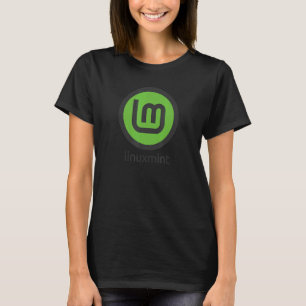 Linux Mint Besturingssysteem Groen Debian Ubuntu D T-shirt