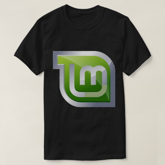 Linux Mint Fit T-Shirt (Design voorkant)