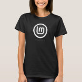 Linux Mint Operating System Debian Ubuntu-software T-shirt (Voorkant)