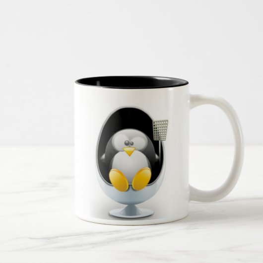 Linux-Mok Tweekleurige Koffiemok (Rechts)