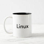 Linux-Mok Tweekleurige Koffiemok (Links)