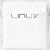 LINUX OVALE STICKER (Tas)
