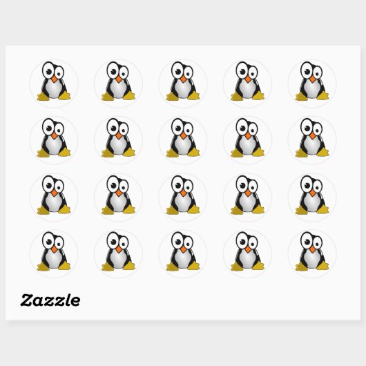 Linux Penguin Sticker (Vel)
