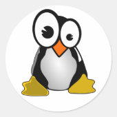 Linux Penguin Sticker (Voorkant)