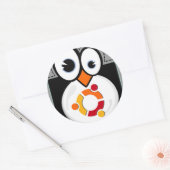 Linux Penguin Ubuntu Sticker (Envelop)