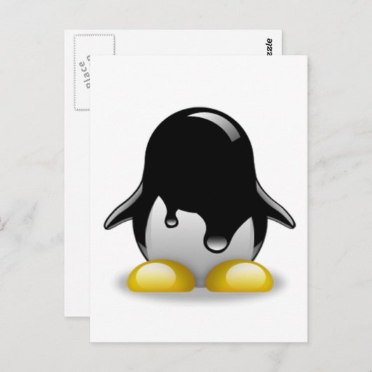 Linux Petrol Briefkaart (Voorkant / Achterkant)
