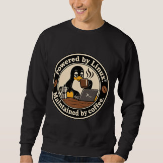 Linux Pinguïn Tux en koffie Trui