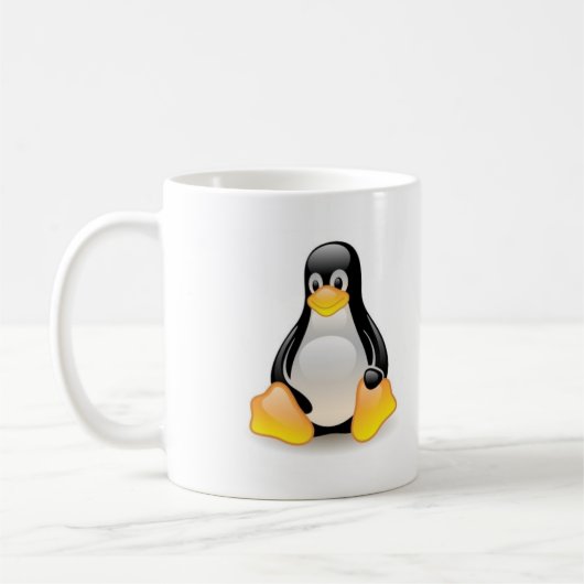 linux-pinguïn-tux koffiemok (Links)