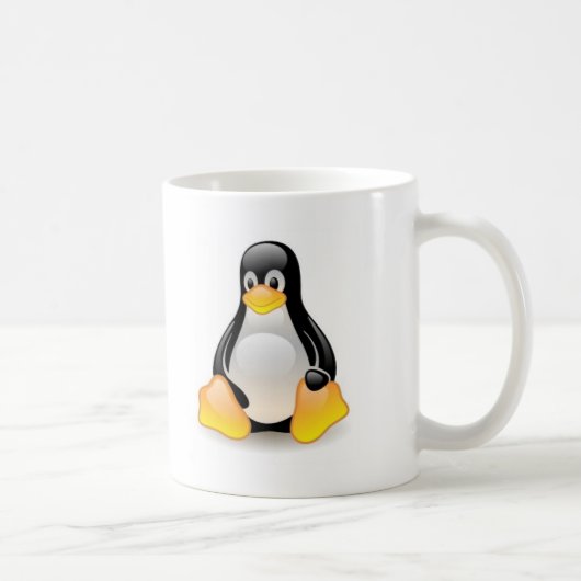 linux-pinguïn-tux koffiemok (Rechts)