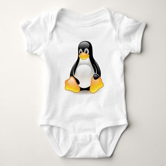 linux-pinguïn-tux romper (Voorkant)