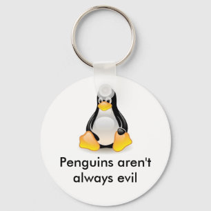 linux-pinguïn-tux sleutelhanger