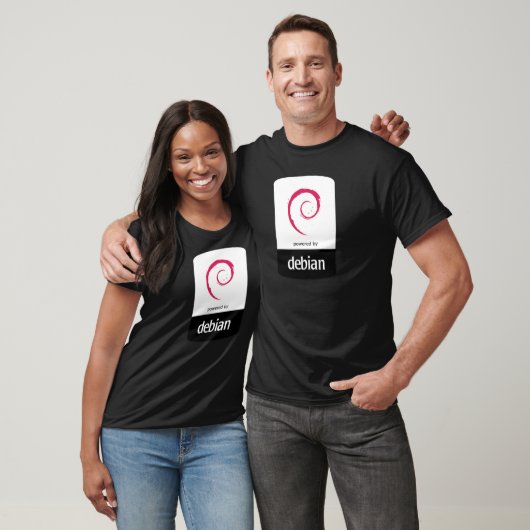 Linux - Powered by Debian T-Shirt (Unisex)
