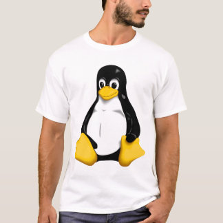 Linux/Powered by ubuntu T-shirt