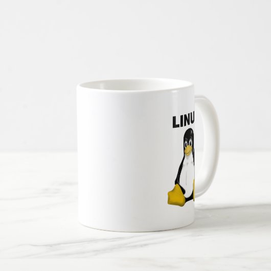 Linux-producten en -Design! Koffiemok (Voorkant rechts)