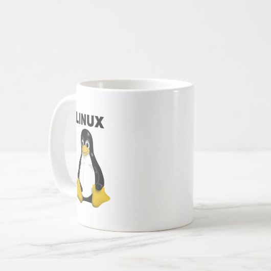 Linux-producten en -Design! Koffiemok (Voorkant links)