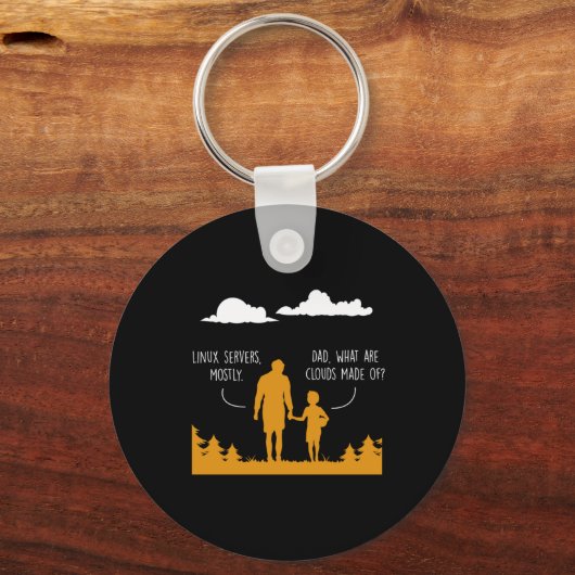 Linux-programmeur Coder Programming Gift Sleutelhanger (Voorkant)