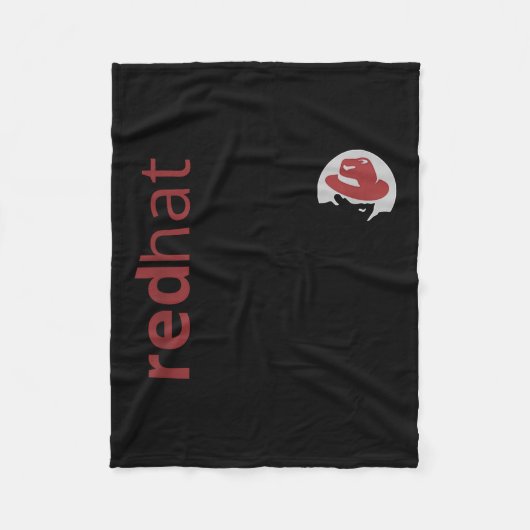 Linux Red Pet Fan T-shirt Tux Penguin Open Source  Fleece Deken (Voorkant)
