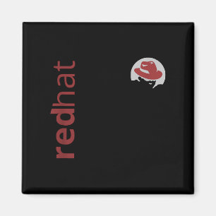 Linux Red Pet Fan T-shirt Tux Penguin Open Source Magneet