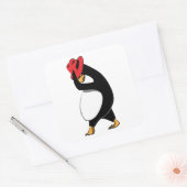 Linux Red Pet Vierkante Sticker (Envelop)