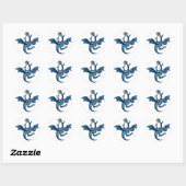 Linux Reis Ronde Sticker (Vel)