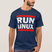 Linux-Shirt uitvoeren - ghorr T-shirt (Voorkant)