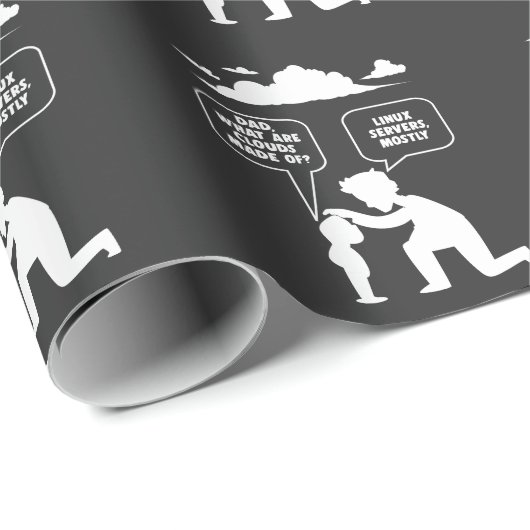 Linux Software Developer Computer Programmer Nerd Cadeaupapier (Rol Hoek)