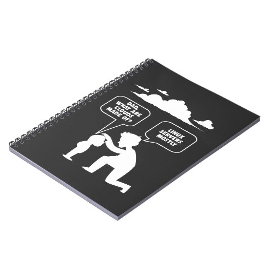 Linux Software Developer Computer Programmer Nerd Notitieboek (Linkerzijde)