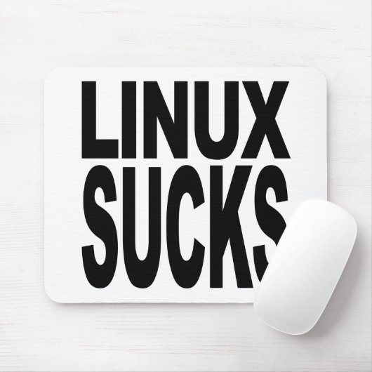 Linux Sucks Muismat (Met muis)