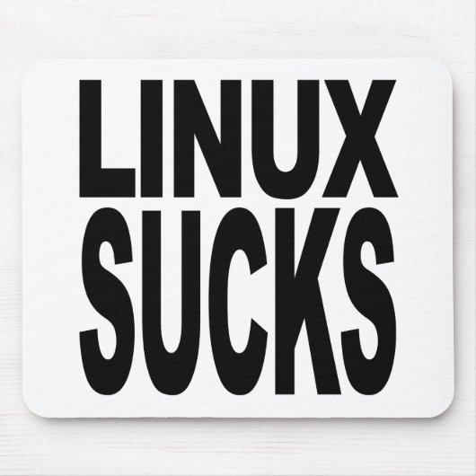 Linux Sucks Muismat (Voorkant)
