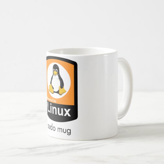 Linux - sudo-Mok Koffiemok (Voorkant rechts)