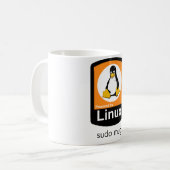Linux - sudo-Mok Koffiemok (Voorkant links)