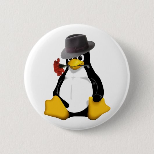 Linux tango ronde button 5,7 cm (Voorkant)