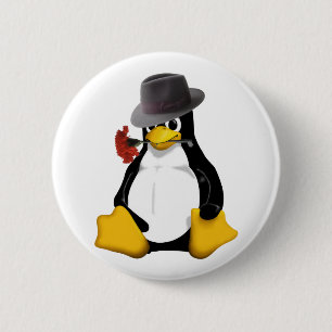 Linux tango ronde button 5,7 cm