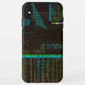 Linux/tmux/htop iPhone XS Max Hoesje (Achterkant)