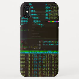 Linux/tmux/htop iPhone XS Max Hoesje