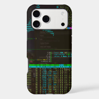 Linux/tmux/htop iPhone XS Max Hoesje