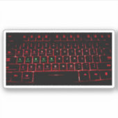 Linux-toetsenbord Sticker (Voorkant)