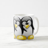 LINUX TUX BROTHERS KOFFIEMOK (Voorkant rechts)