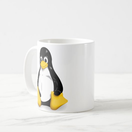 Linux Tux Coffee/Tea-Mokken Koffiemok (Voorkant links)