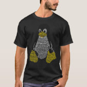 Linux Tux - Commands Essential T-Shirt (Voorkant)