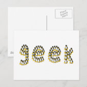 Linux Tux Geek Briefkaart (Voorkant / Achterkant)